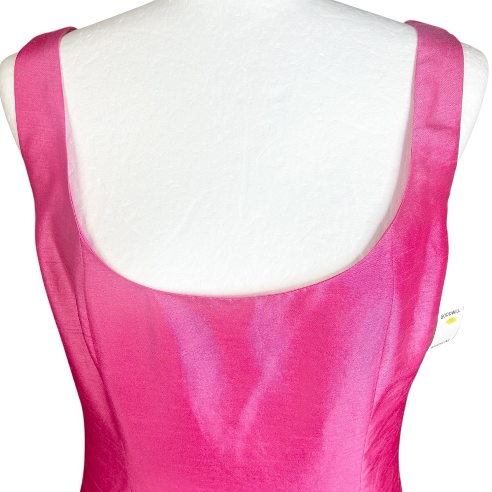 Hutch Drop Waist Bubble Mini Dress 10 Pink Barbie Coquette Girl Icy Pink - Picture 6 of 11